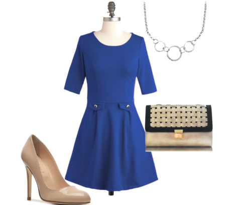 Kate Middleton blue sheath dress Olympics outfit